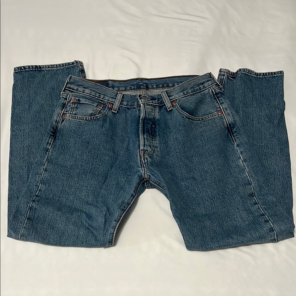 Levi’s 501 Button Fly Straight Leg Jeans